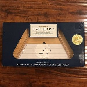 First Act LAP HARP,  All Wood Construction, 15 Tunable Strings Model MG901